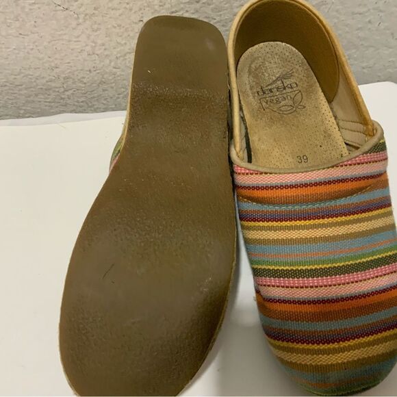 Dansko shoe multi color stripes size 39 - Picture 7 of 8